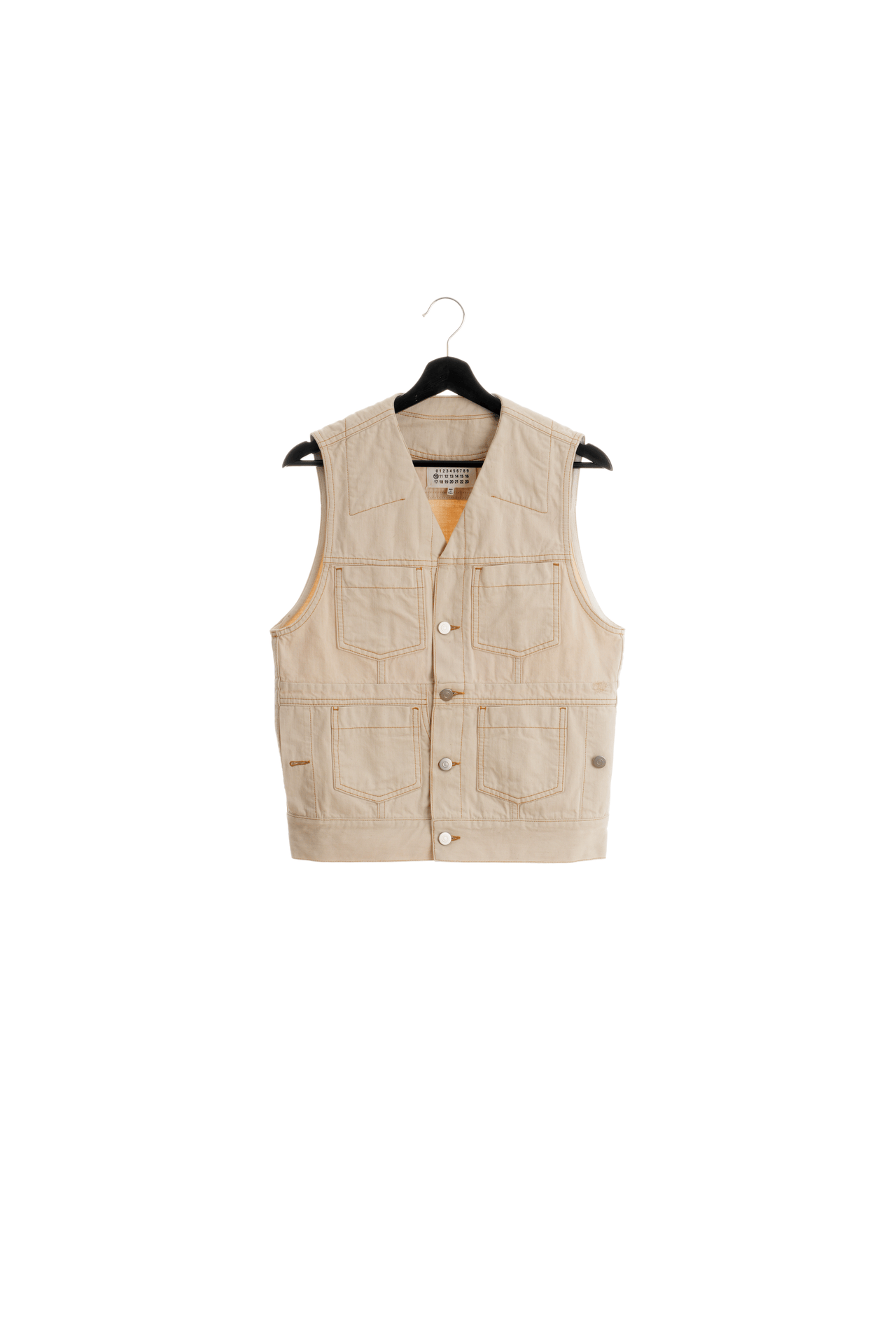Maison Margiela Reconstructed Reverse Lapel Vest Size US S / EU 44-46 / 1 - 1 Thumbnail