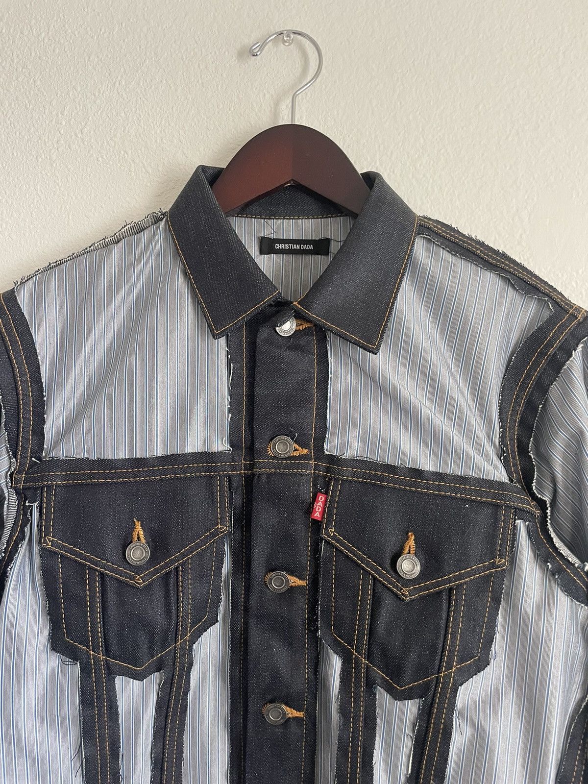 Christian Dada Christian Dada Denim Shirt Jacket Size US S / EU 44-46 / 1 - 3 Thumbnail