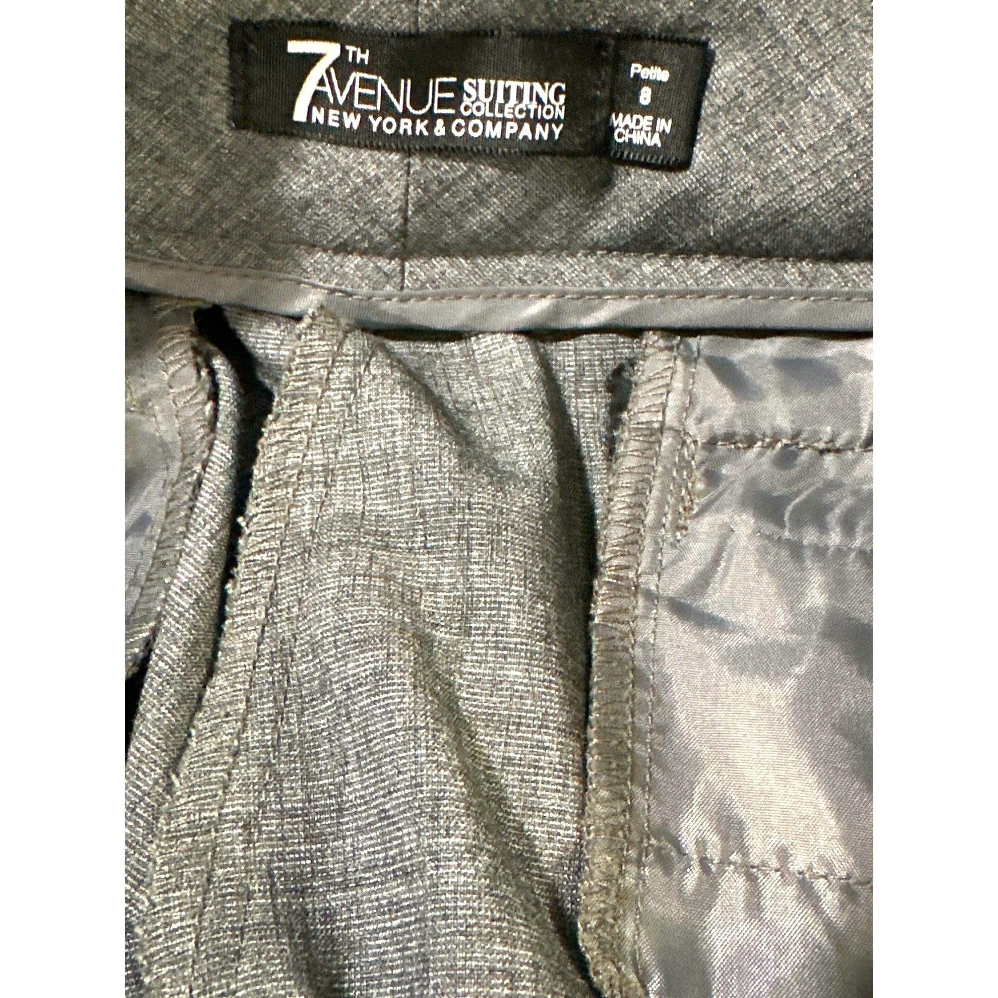 Other 7Th Avenue New York And Company Petite 8 Gray Suiting Bootcu Size 32" / US 10 / IT 46 - 6 Thumbnail
