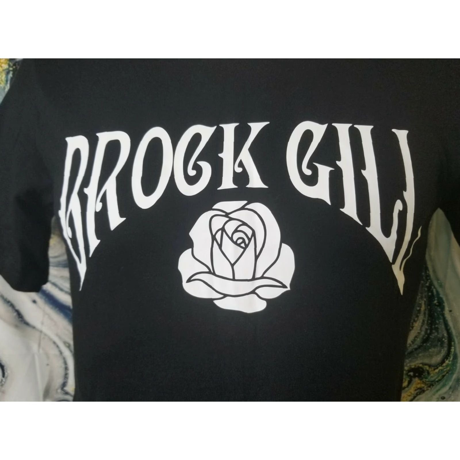 Vintage Mens S Brock Gill Illusionist Stunt Man Black Rose T Shirt Size US S / EU 44-46 / 1 - 2 Thumbnail
