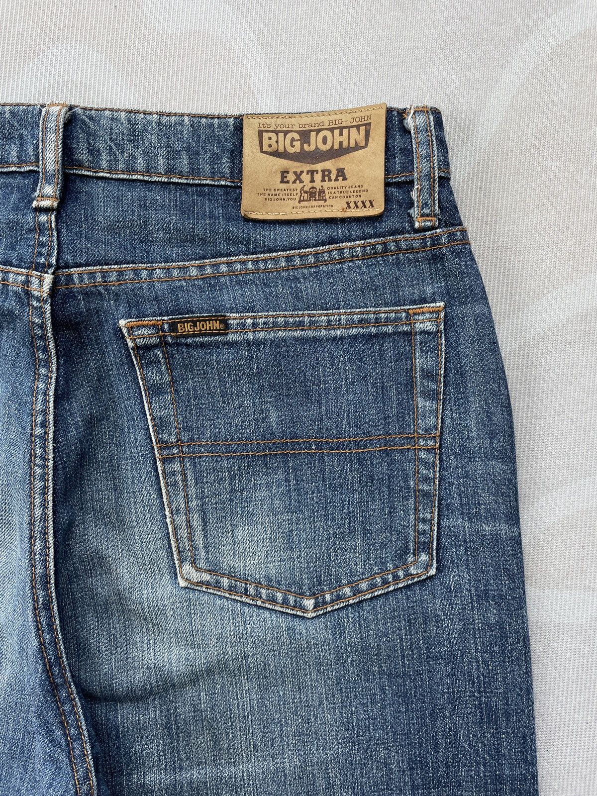 Big John × Vintage Big John Extra Straight Jeans (LG143) Size US 31 - 9 Thumbnail