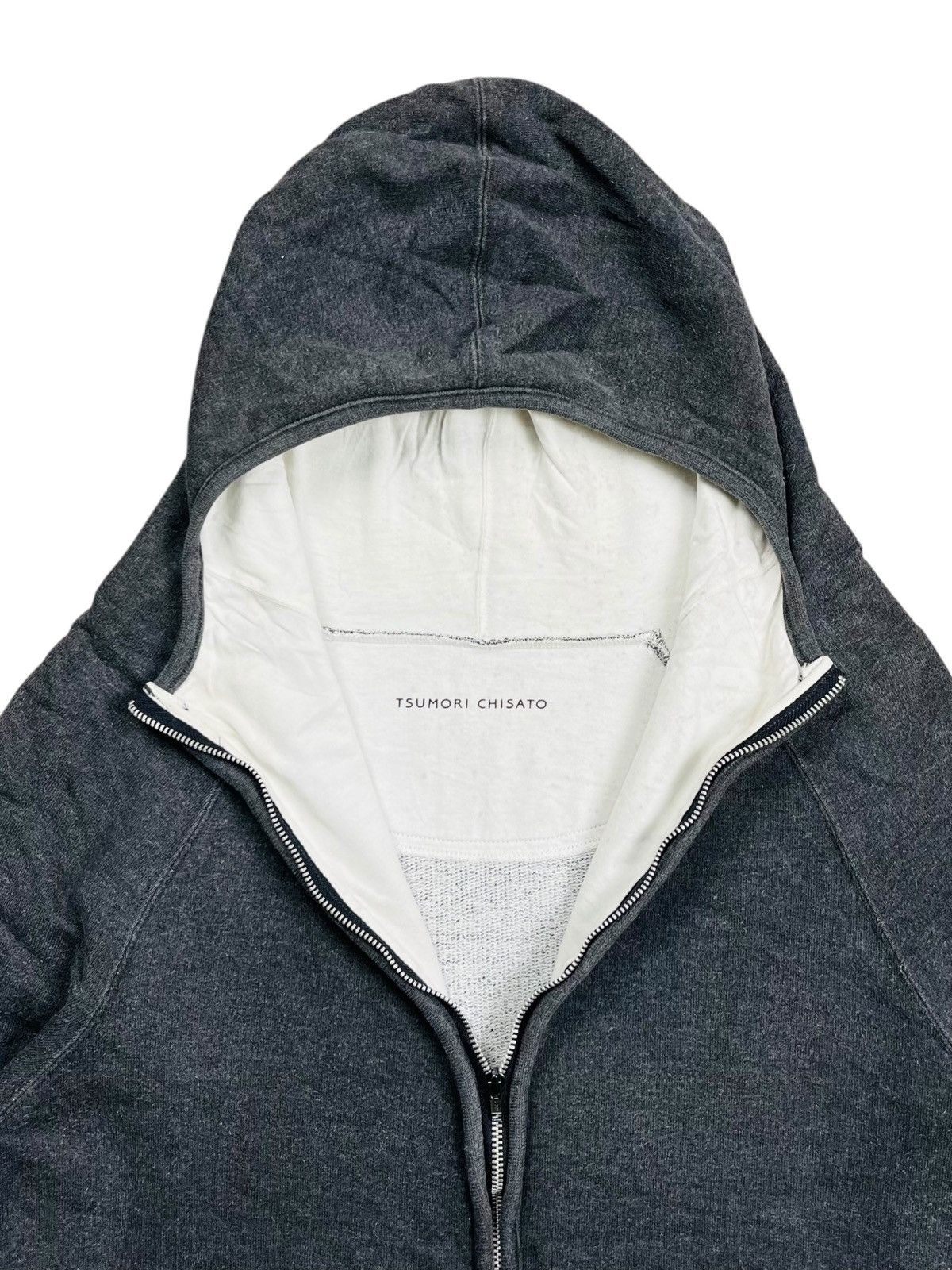 Issey Miyake 1991 Tsumori Chisato - Thumbhole Egg Hoodie Size US M / EU 48-50 / 2 - 6 Thumbnail