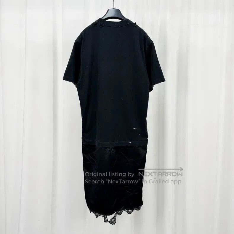 Balenciaga Balenciaga Exploded Letter Print Lace Dress Size S / US 4 / IT 40 - 2 Thumbnail