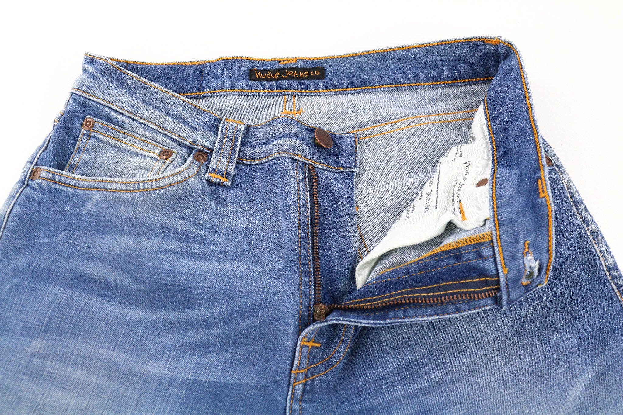 Nudie Jeans PIPE LED W29/L34 Crispy Pepper Organic Cotton Jeans 80459 Size US 29 - 4 Thumbnail