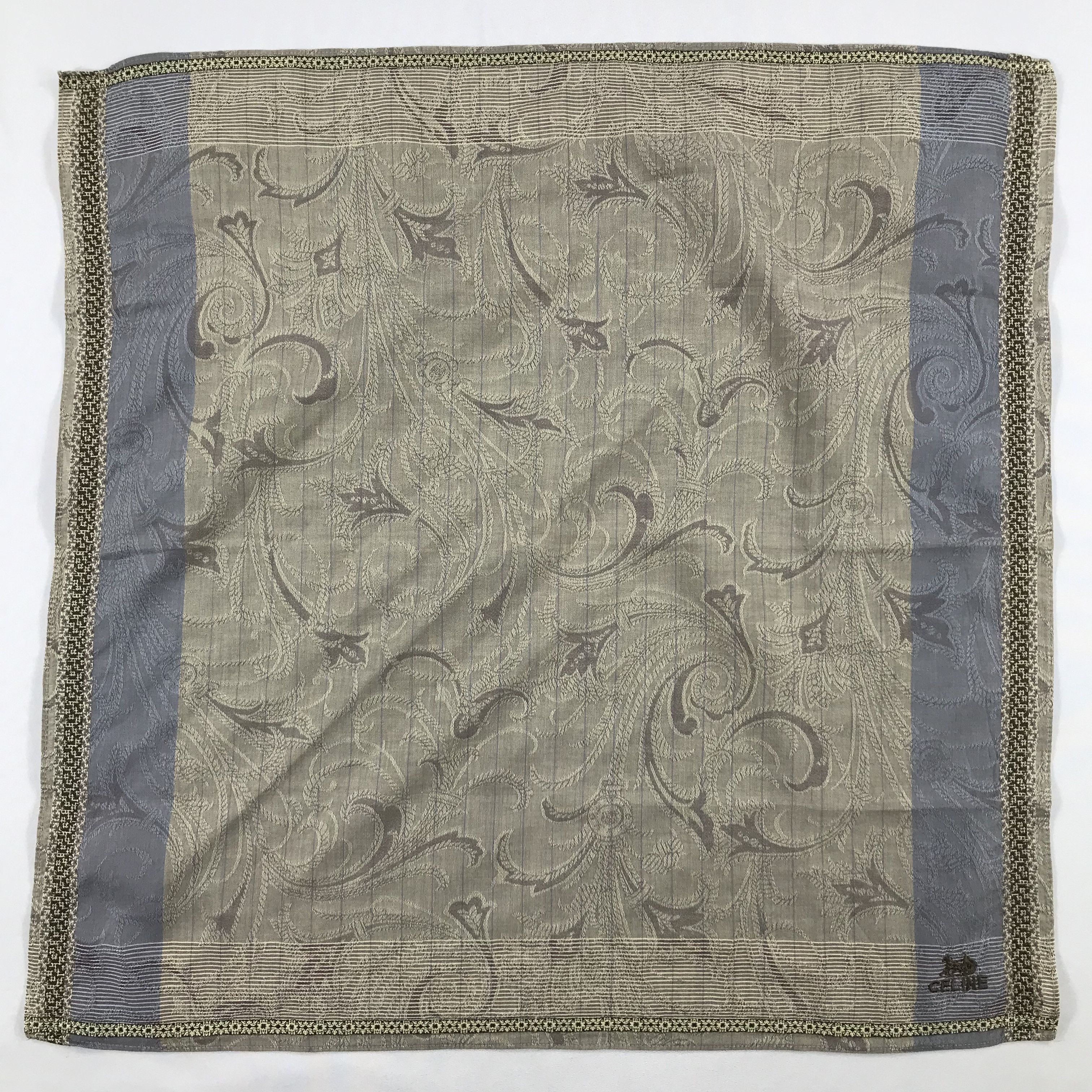 Celine × Vintage Celine Bandana / Handkerchief / Neckerchief - S2487 Size ONE SIZE - 1 Thumbnail