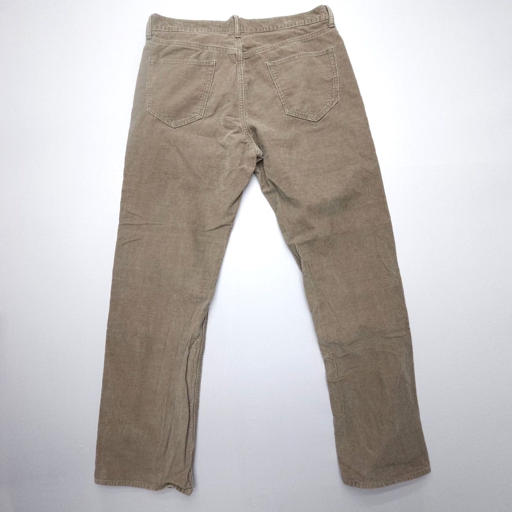 Banana Republic Banana Republic Pants Straight Corduroy Mens 35 x 32 Brown 100% Cotton Regular Straight Leg Pants Size US 35 - 2 Thumbnail