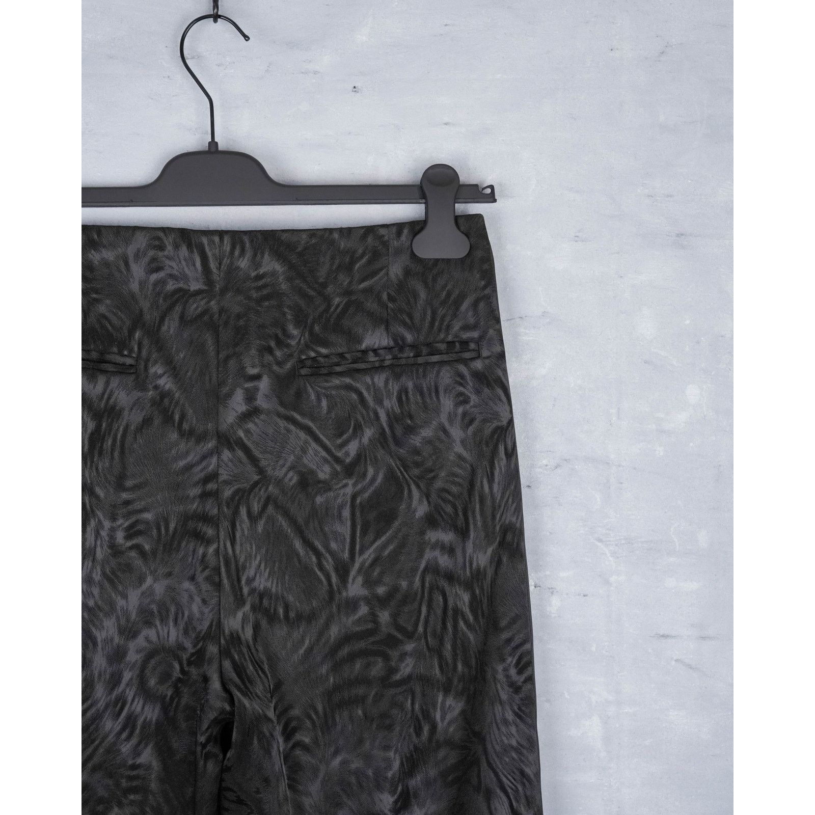 Dior Dior black patterned textured stylish women's trousers pants Size 32" / US 10 / IT 46 - 5 Thumbnail