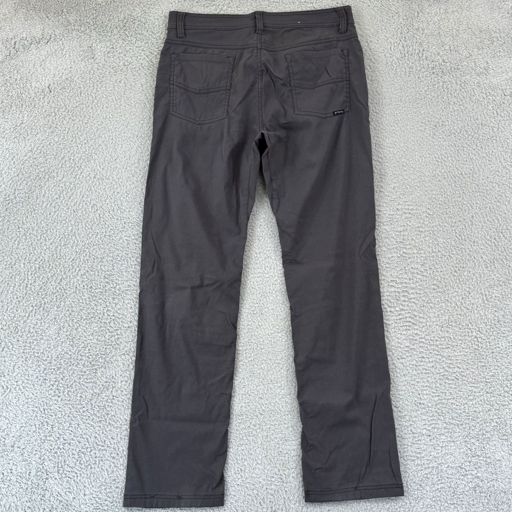 Prana Prana Mens Pants 32x32 Zion Slim Fit Nylon Chino Hiking Outdoor Straight 5-Pocket Gray Cap Rise Mid 32 in Regular Stretch Relaxed Jacket? Size US 32 / EU 48 - 7 Thumbnail