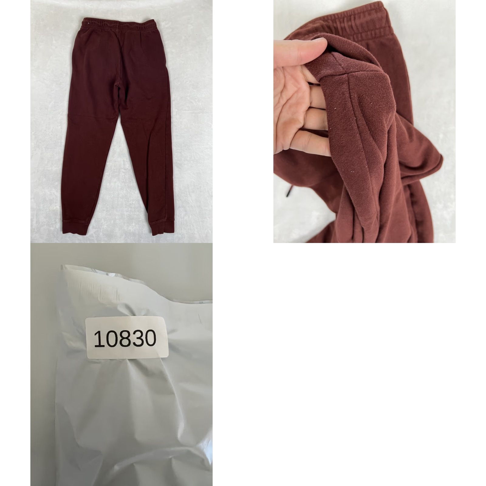 Nike Nike Sweatpants Mens Small Brown Fleece Jogger Pants Cuffed Tapered Athletic Size US 29 - 8 Thumbnail