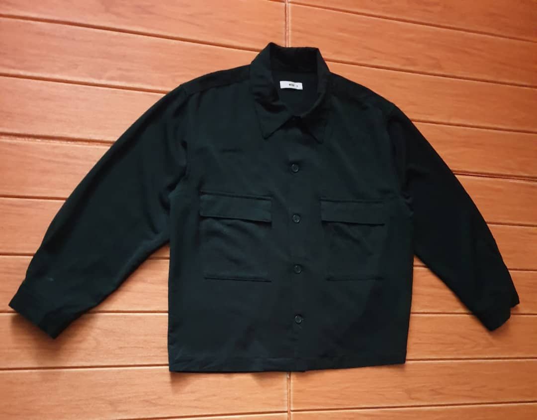 Japanese Brand Wego Green Colour oversize button ups Shirt Size US M / EU 48-50 / 2 - 3 Thumbnail