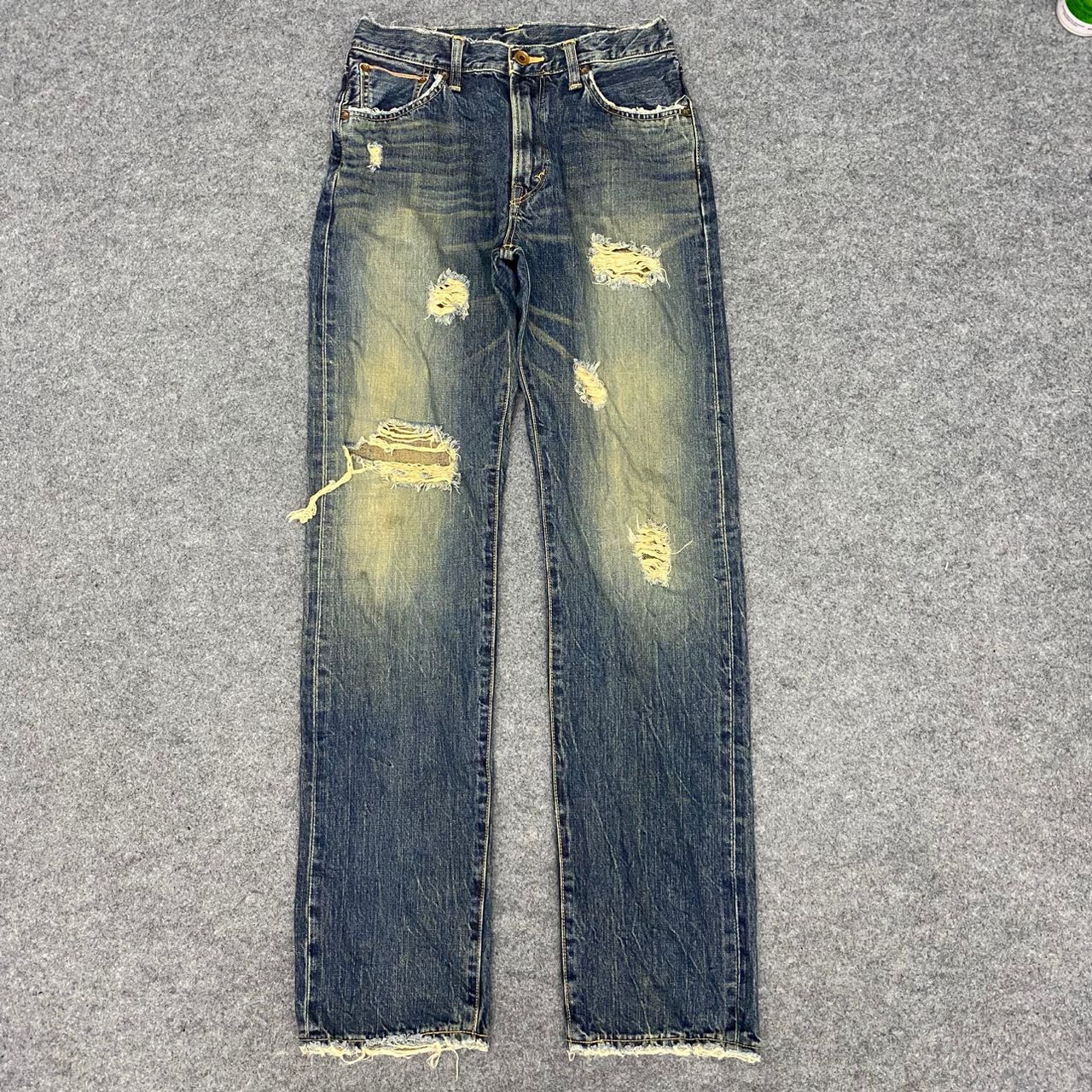 If Six Was Nine 💥Best Offer💥Vintage Edwin 505 Selvegde Distressed Denim Size US 28 / EU 44 - 1 Thumbnail