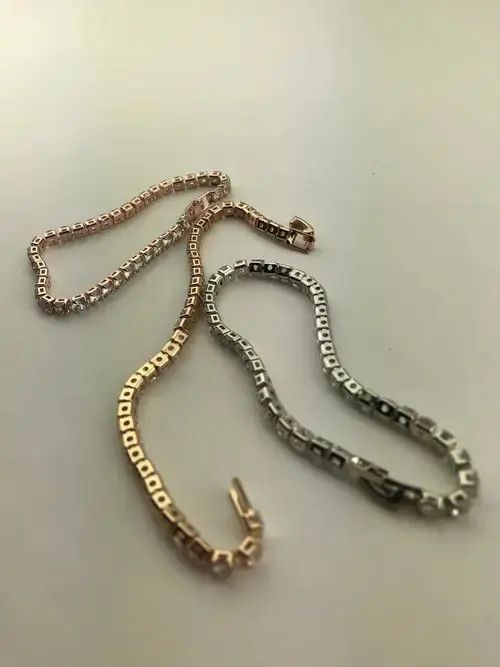 Jewelry 4mm High Quality Cubic Zirconia Tennis Bracelets Size ONE SIZE - 4 Thumbnail