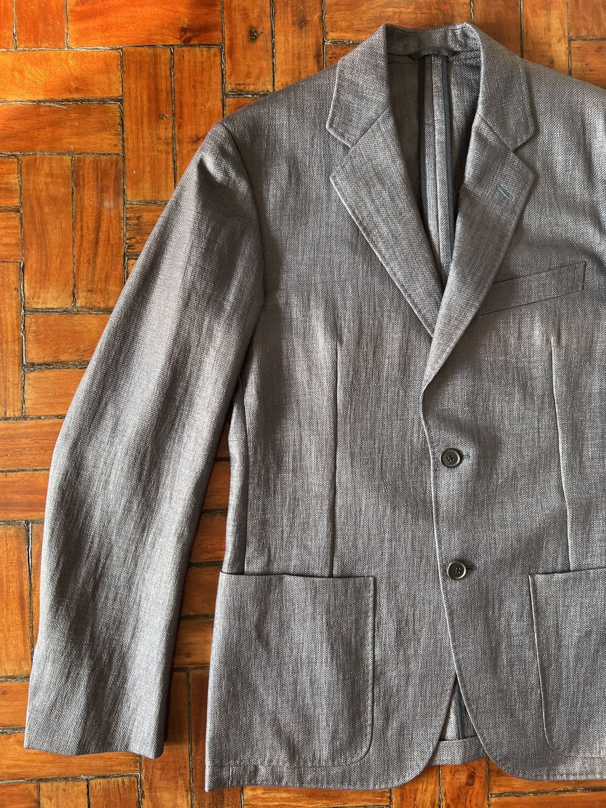 Hermes Hermes hand woven raffia blazer Size 38R - 2 Thumbnail