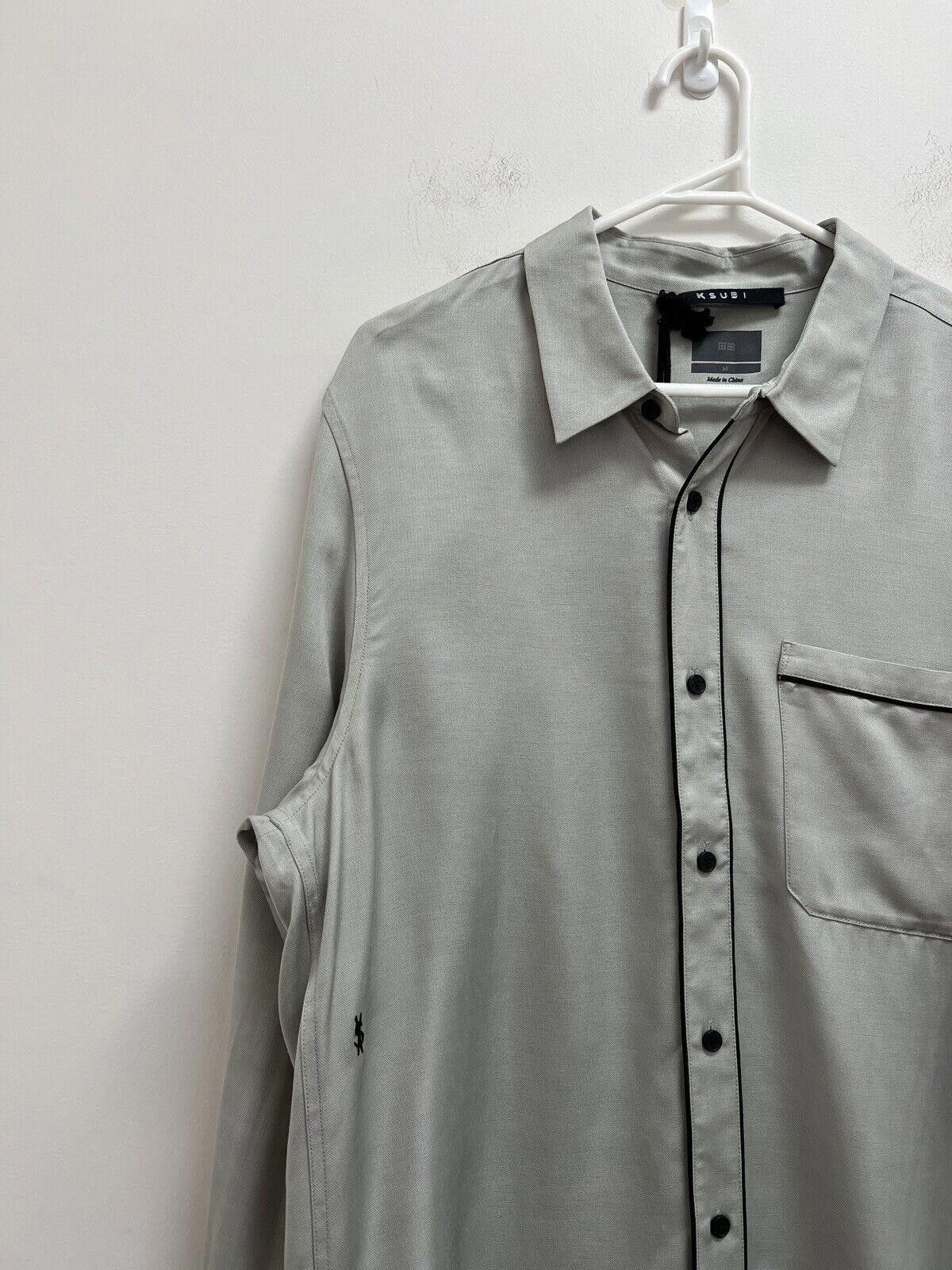 Ksubi new ksubi long sleeve shirt top medium downtown green Size US M / EU 48-50 / 2 - 2 Thumbnail