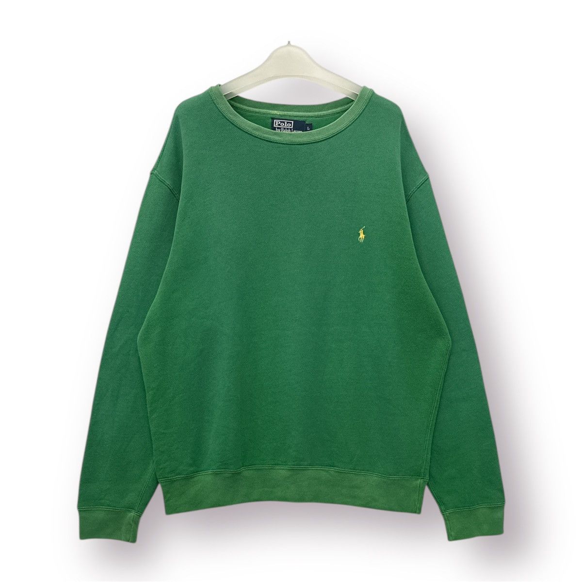 🔥 Rare Polo Ralph Lauren Sweatshirt in Green - L