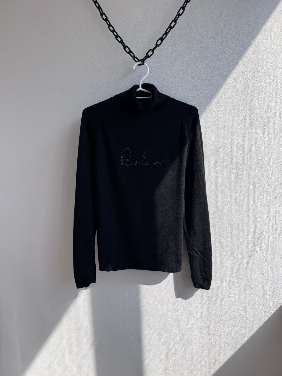 Burberry Burberry Cashmere Viscose Sweater Sweatshirt Jumper Turtlene Size M / US 6-8 / IT 42-44 - 1 Thumbnail