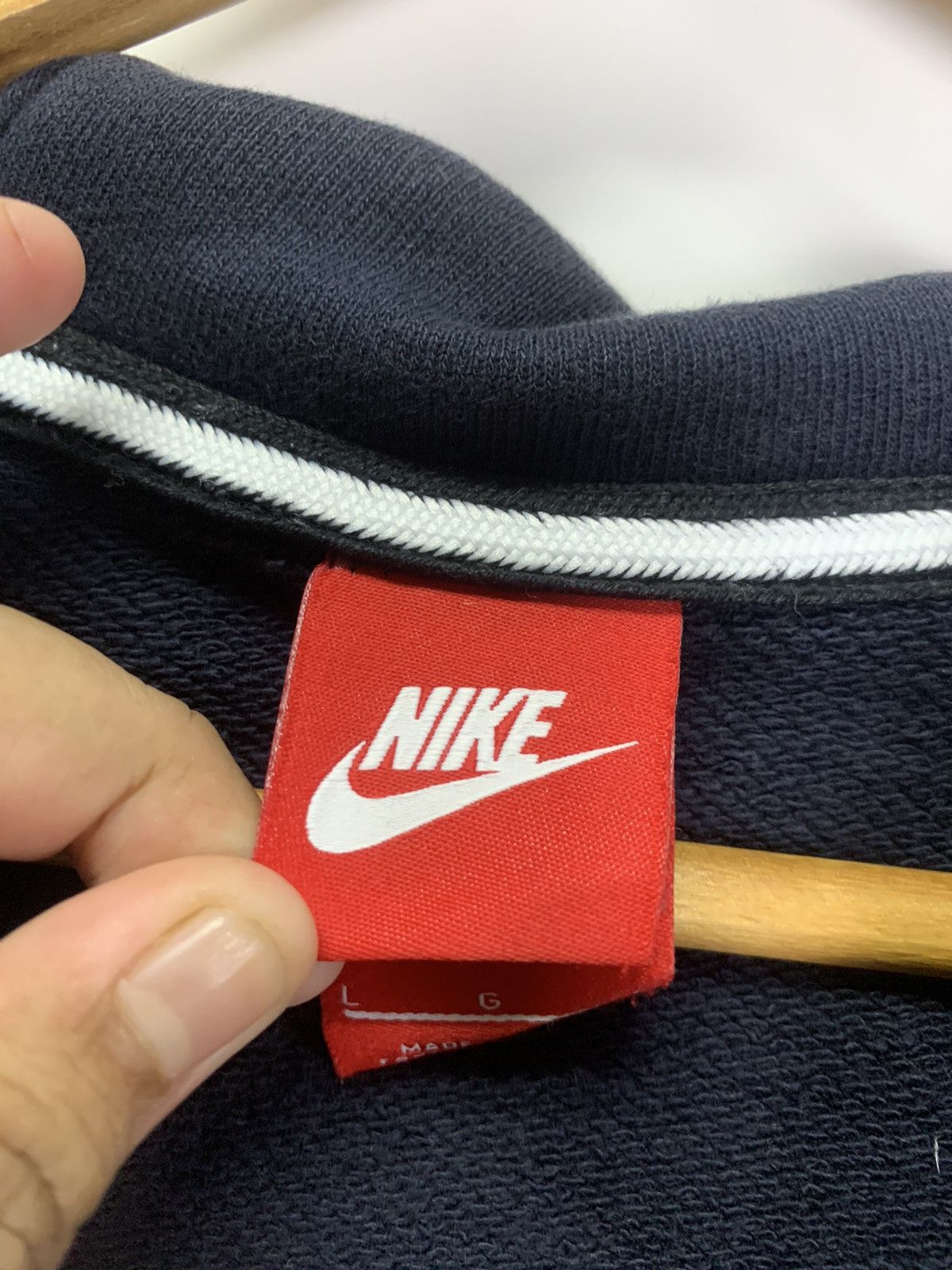 Nike × Vintage Nike zip up Hoodie Size US L / EU 52-54 / 3 - 13 Thumbnail