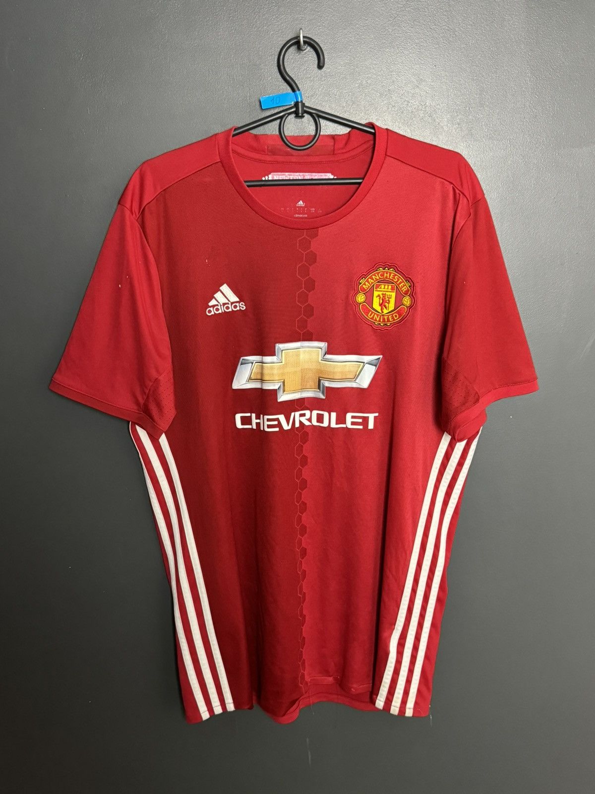 Adidas Manchester United 16/17 Home Football Jersey T-Shirt Size US L / EU 52-54 / 3 - 1 Thumbnail