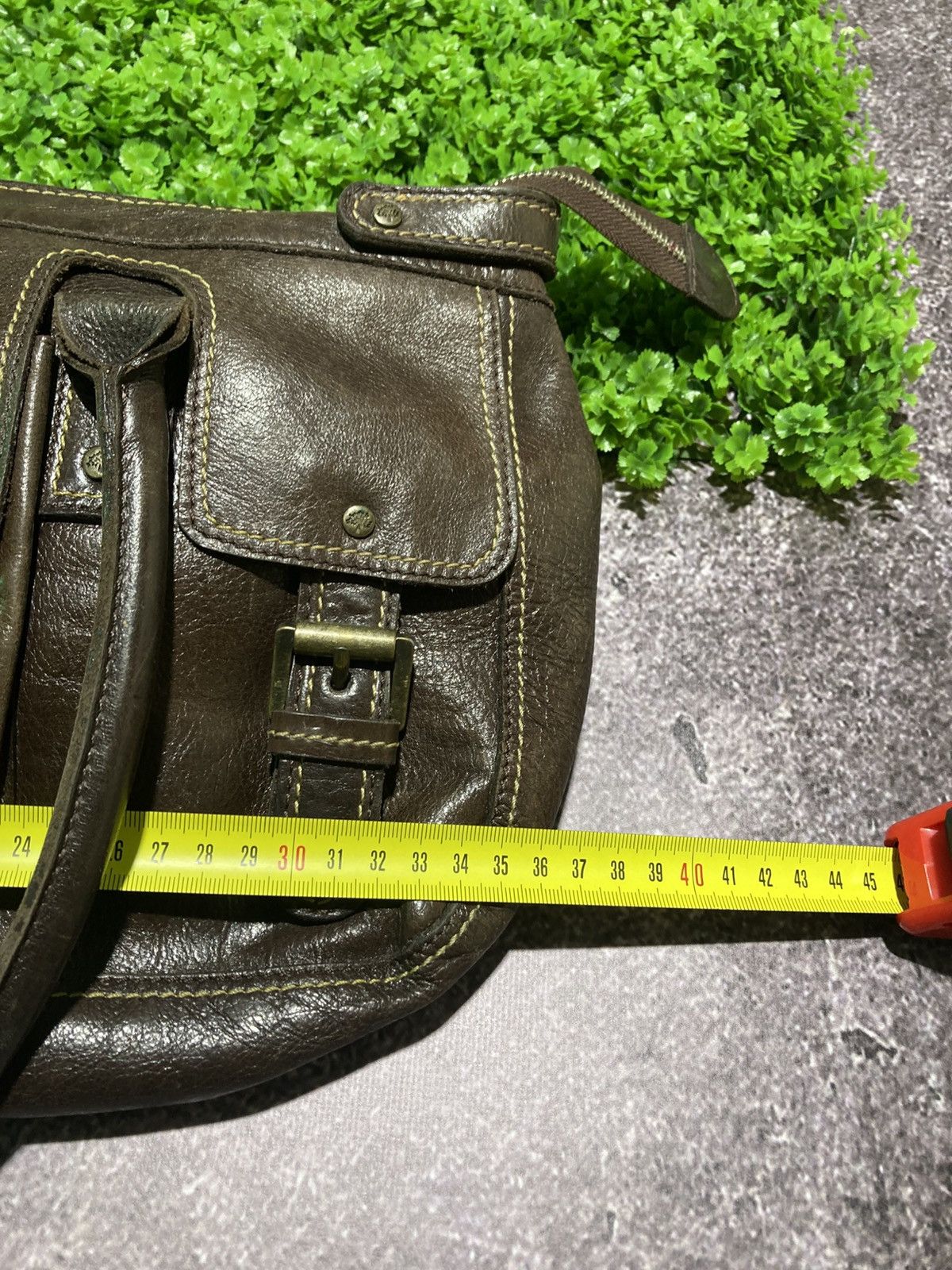 Mulberry Mulberry Roxanne Bag Chocolate Brown Darwin Leather Handbag Size ONE SIZE - 18 Thumbnail