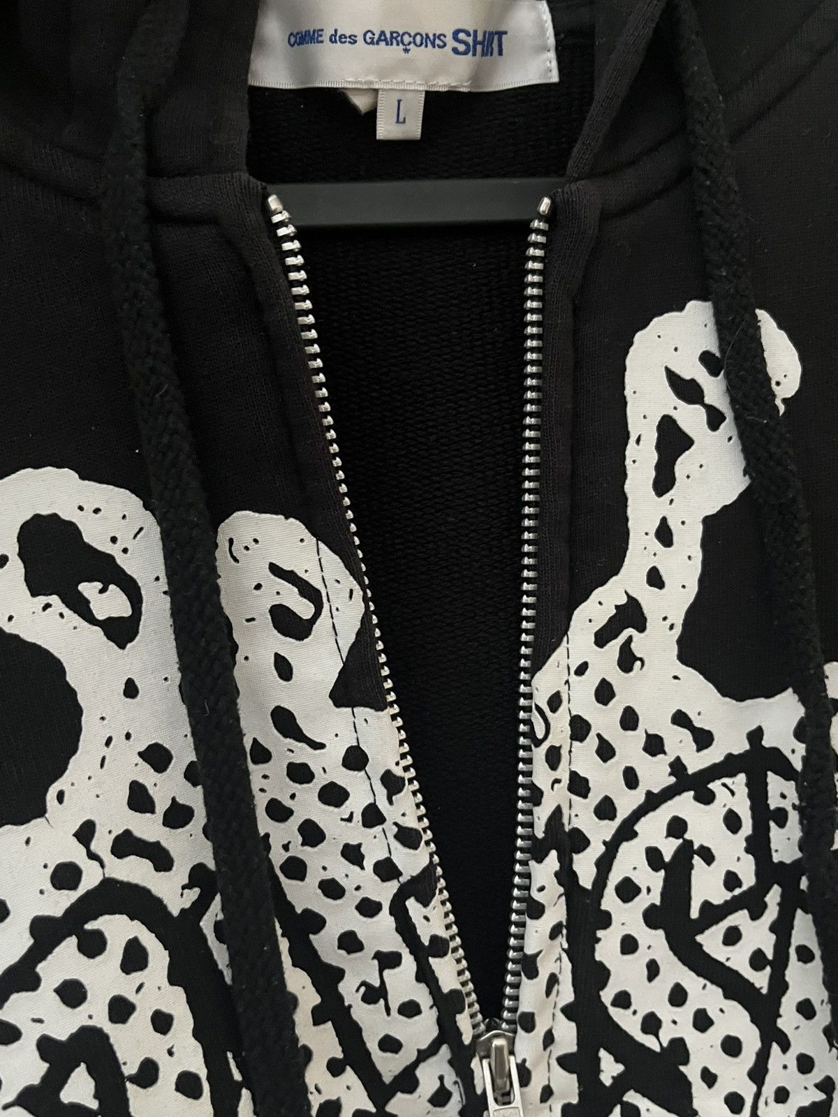 Comme des Garcons Comme des Garcons Splash Zip Hoodie Size US L / EU 52-54 / 3 - 3 Thumbnail