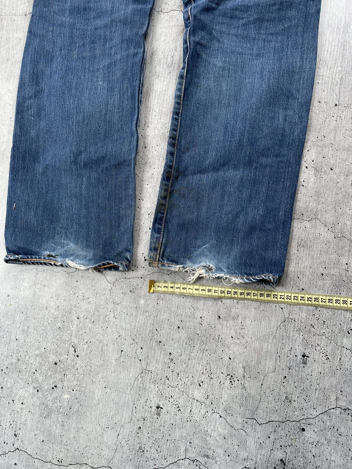 Jean × Levi's × Vintage Jeans LEVIS 501 Vintage Wash Blue Denim 90s Size US 36 / EU 52 - 4 Thumbnail