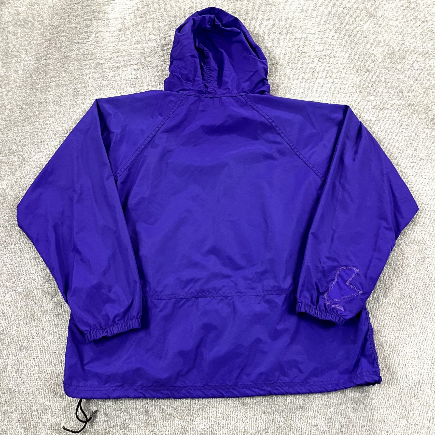Vintage VINTAGE LL BEAN Jacket Women L Purple Windbreaker 1/2 Zip Hooded Anorak USA Size L / US 10 / IT 46 - 7 Thumbnail
