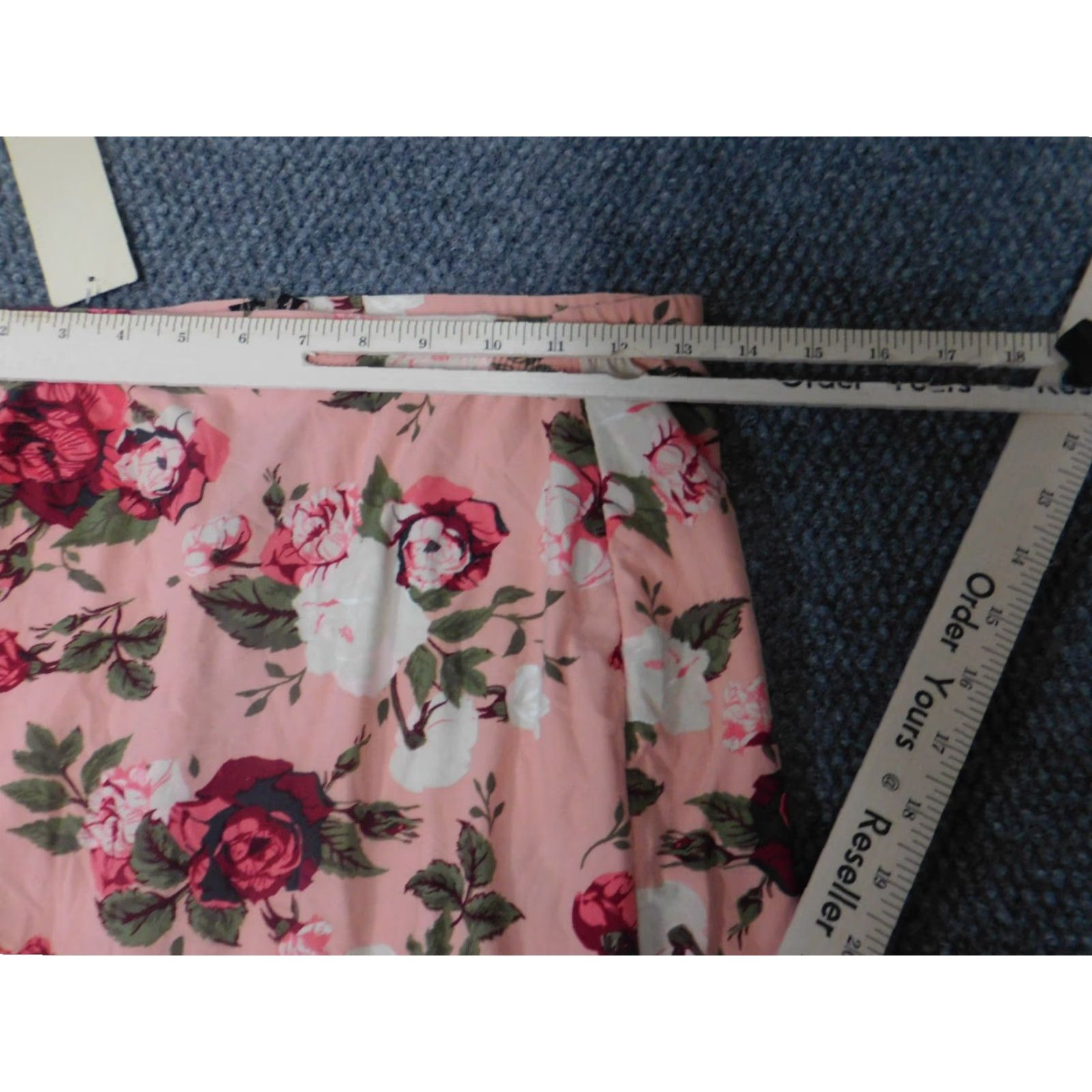 Pinko Hot Gal Skirt Womens Midi Pink Floral Zip Zipper Straight Pencil Lined Regular Size M Size 32" / US 10 / IT 46 - 4 Thumbnail