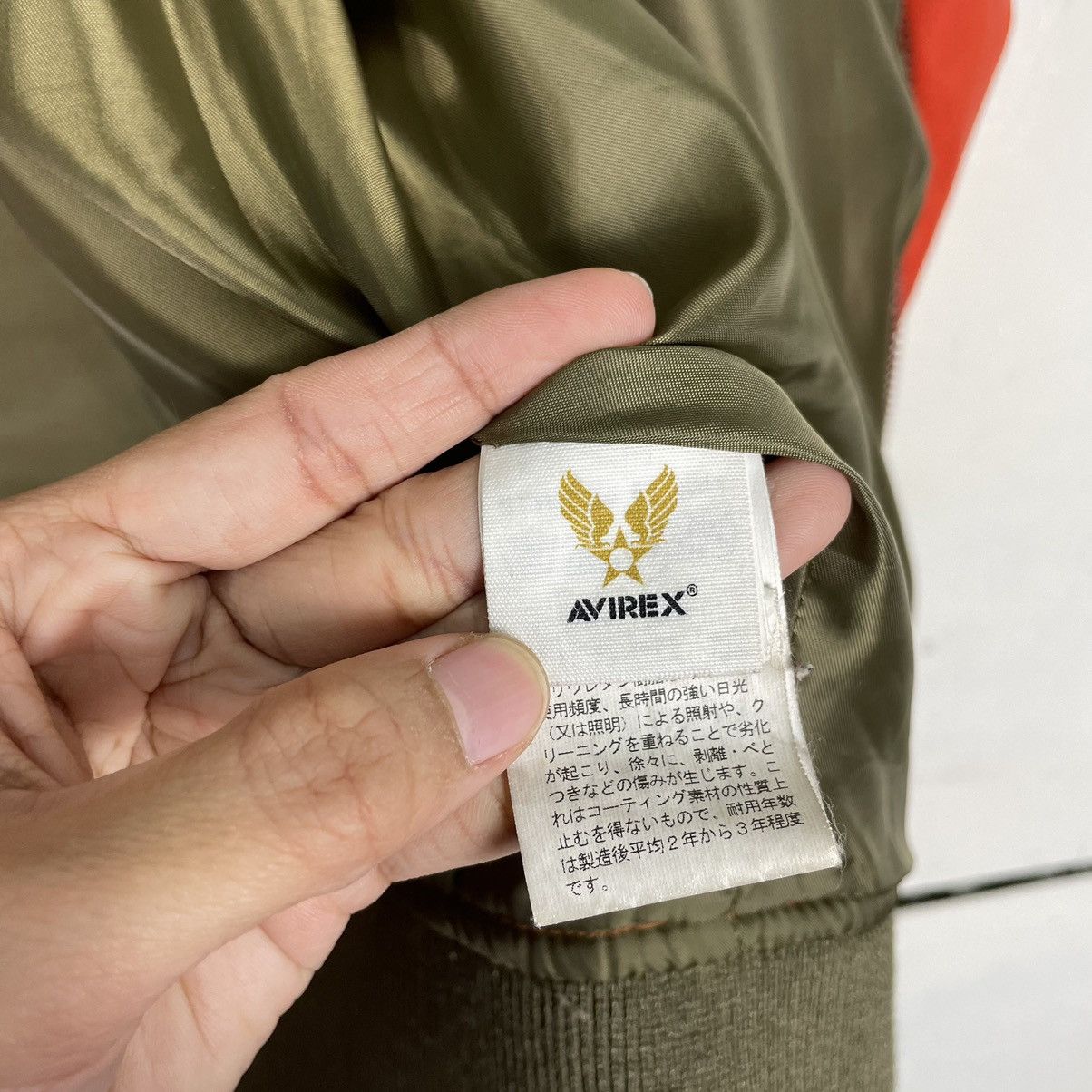 💥AVIREX REVESIBLE BIKER BOMBER LIGHT JACKET