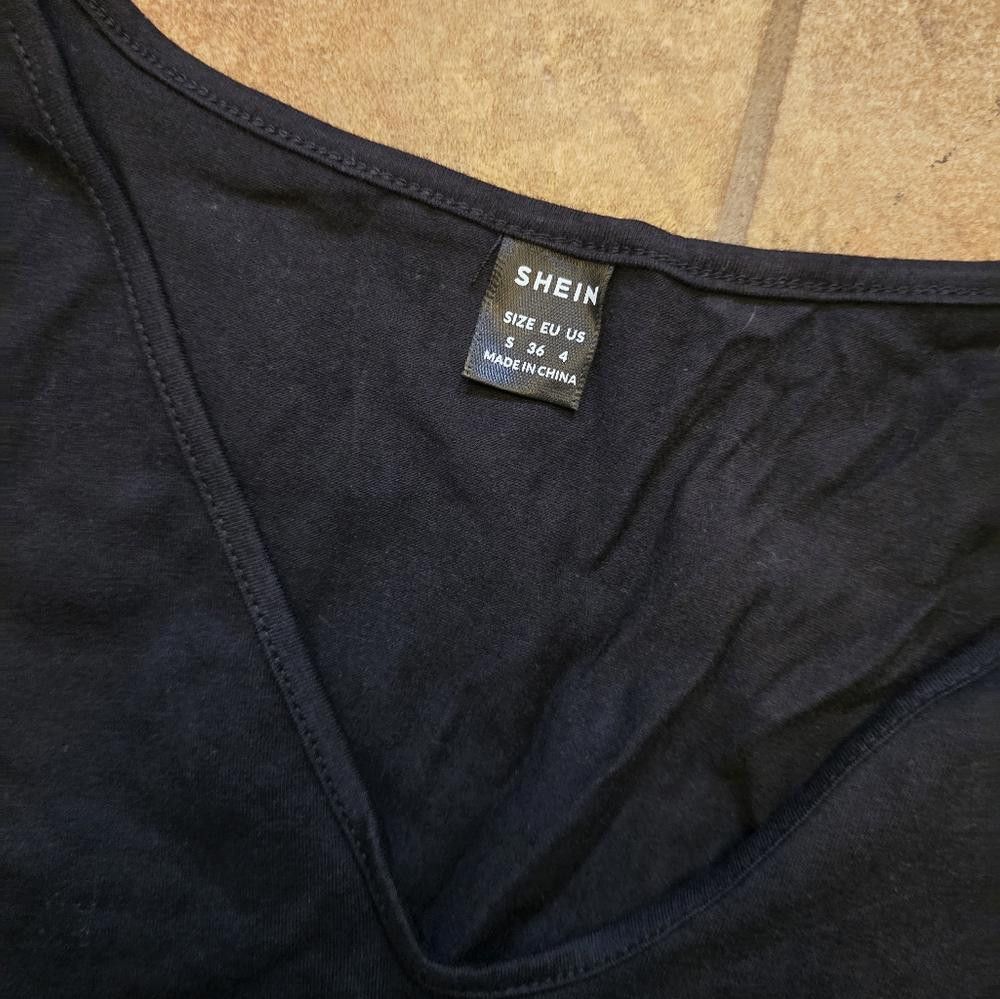 Shein Black Basic SHEIN Cropped Long Sleeve Size S / US 4 / IT 40 - 3 Thumbnail