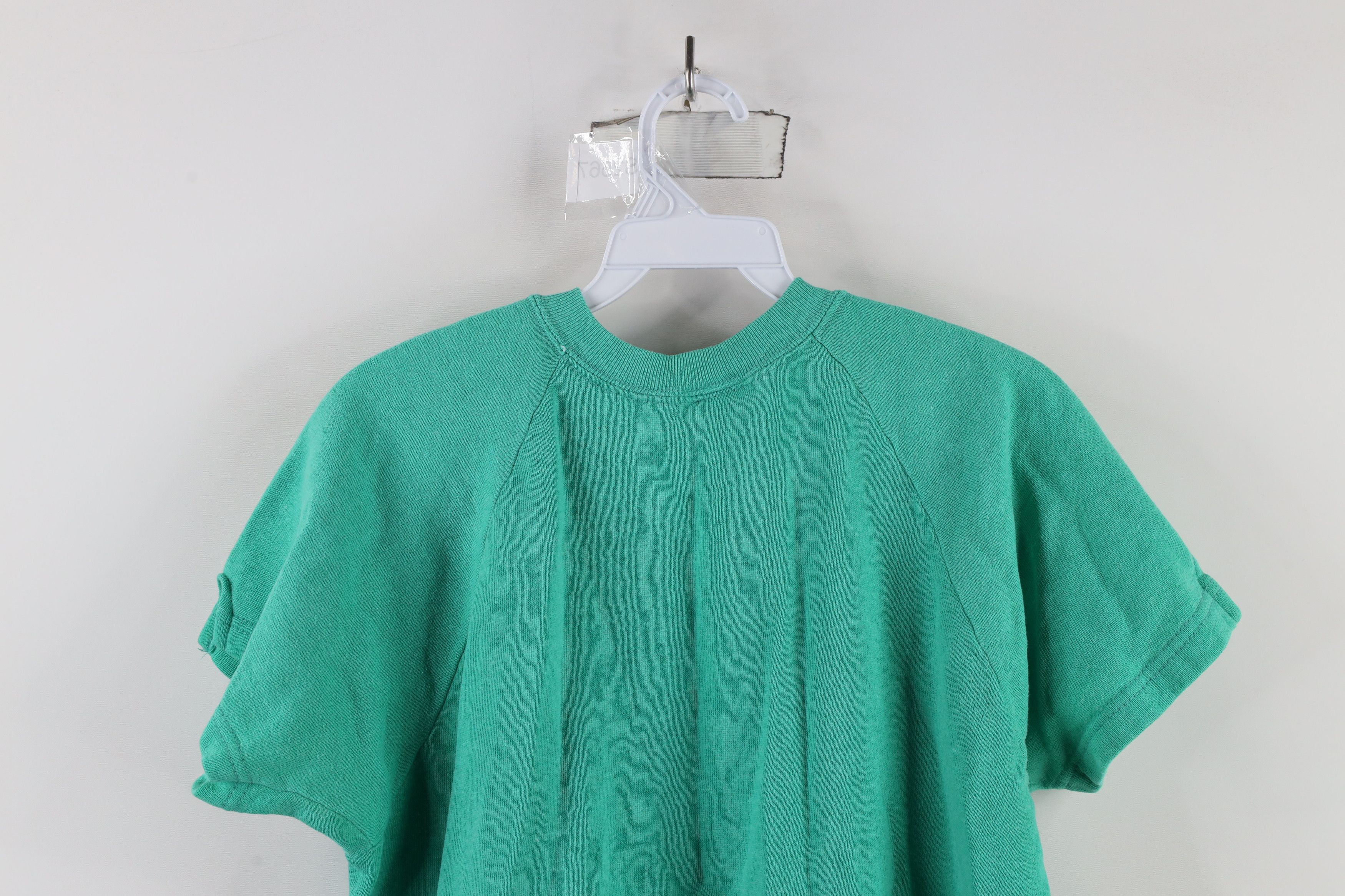 Vintage Vintage 80s 90s Streetwear Blank Short Sleeve Sweatshirt USA Size L / US 10 / IT 46 - 10 Thumbnail