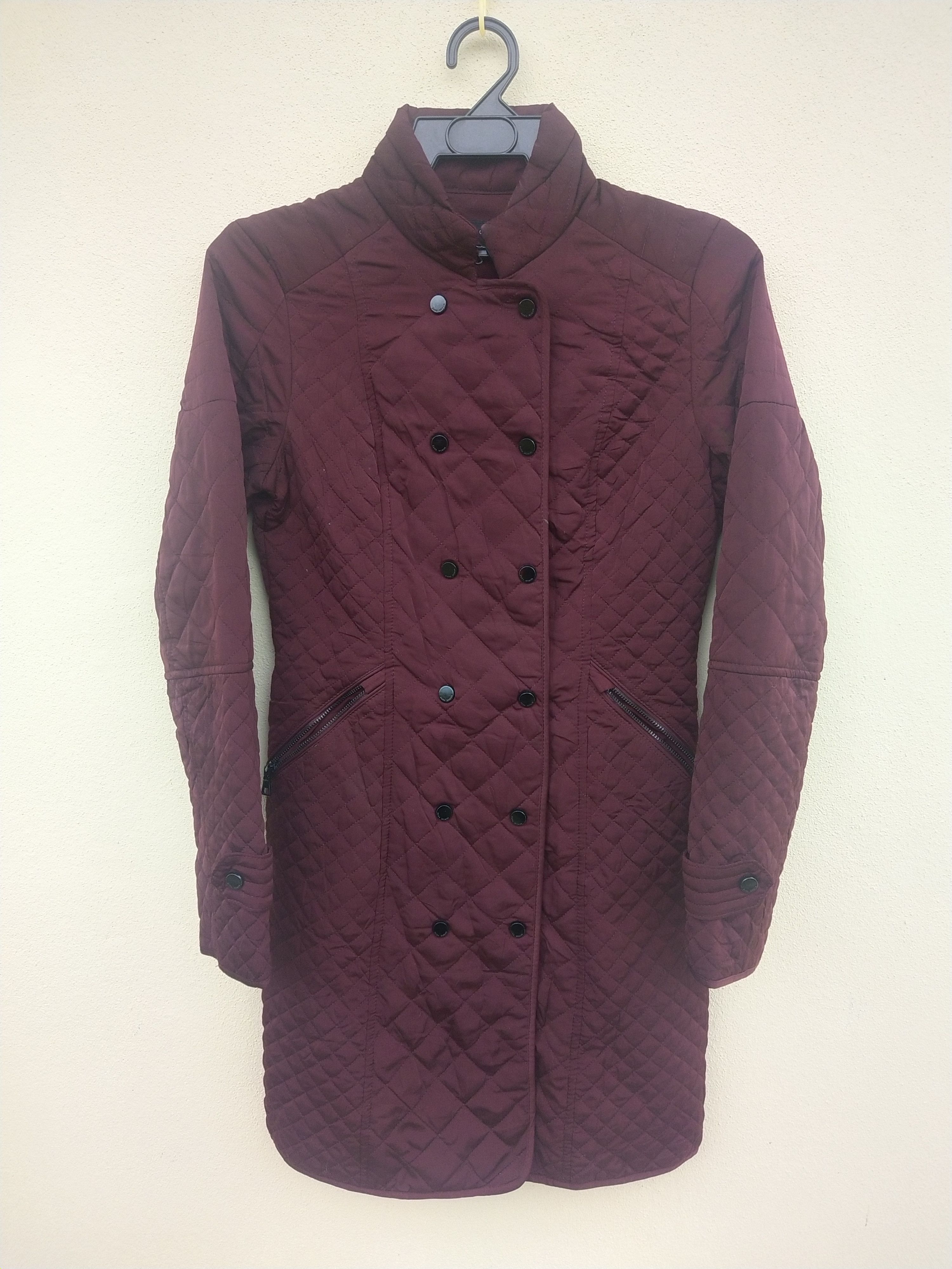 Zara 🔥 Zara Long Quilted Button Jacket Size S / US 4 / IT 40 - 1 Thumbnail