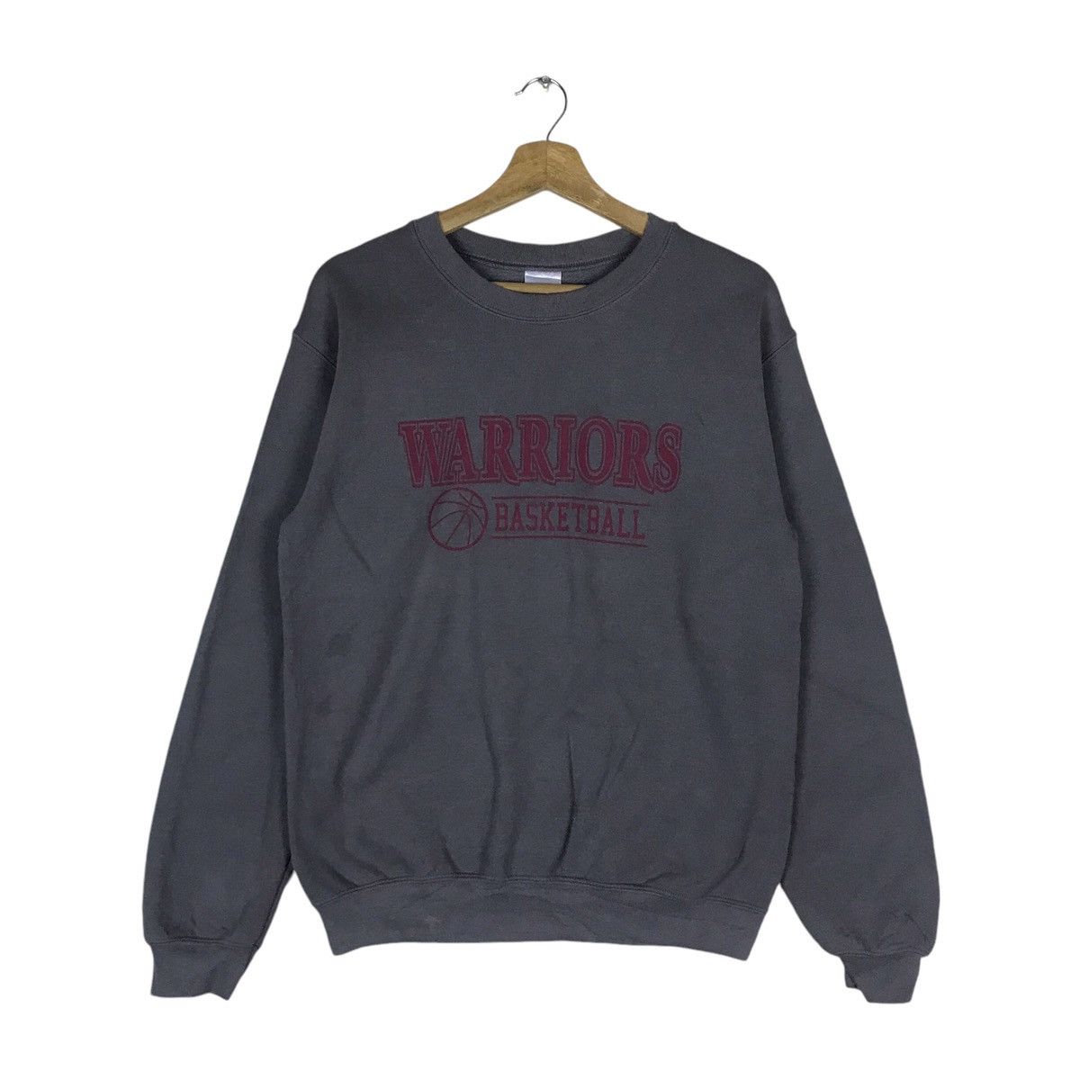 Gildan Vintage Gildan Warriors Basketball Team Pullover Jumper Size US S / EU 44-46 / 1 - 1 Thumbnail