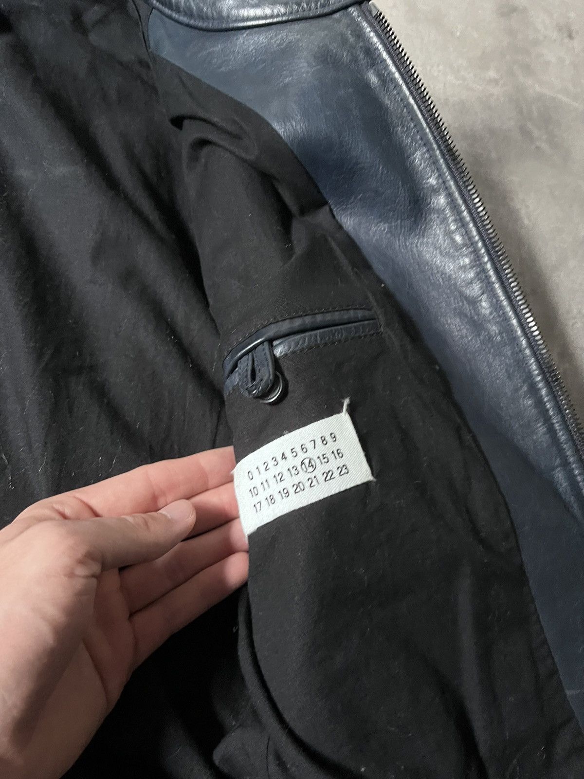 Maison Margiela Maison Margiela S/S 2011 5 zip leather jacket dark blue Size US M / EU 48-50 / 2 - 11 Thumbnail