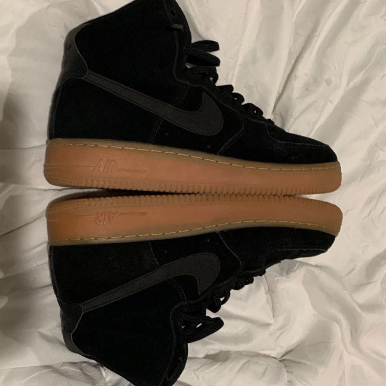 Nike Nike Air Force 1 High Black Suede Gum Size US 9 / EU 42 - 2 Thumbnail