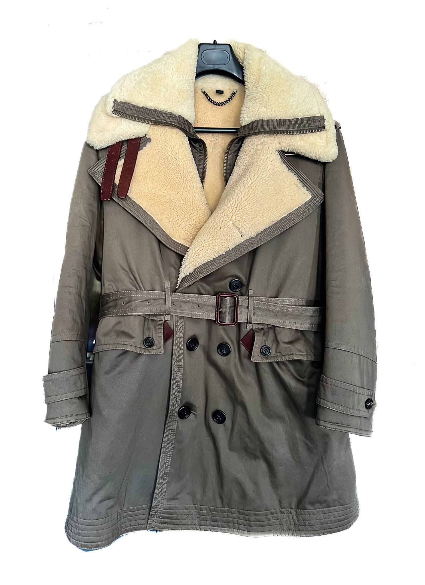 Burberry Prorsum PRORSUM DOUBLE COLLAR HEAVY SHEARLING COAT Size US M / EU 48-50 / 2 - 3 Thumbnail