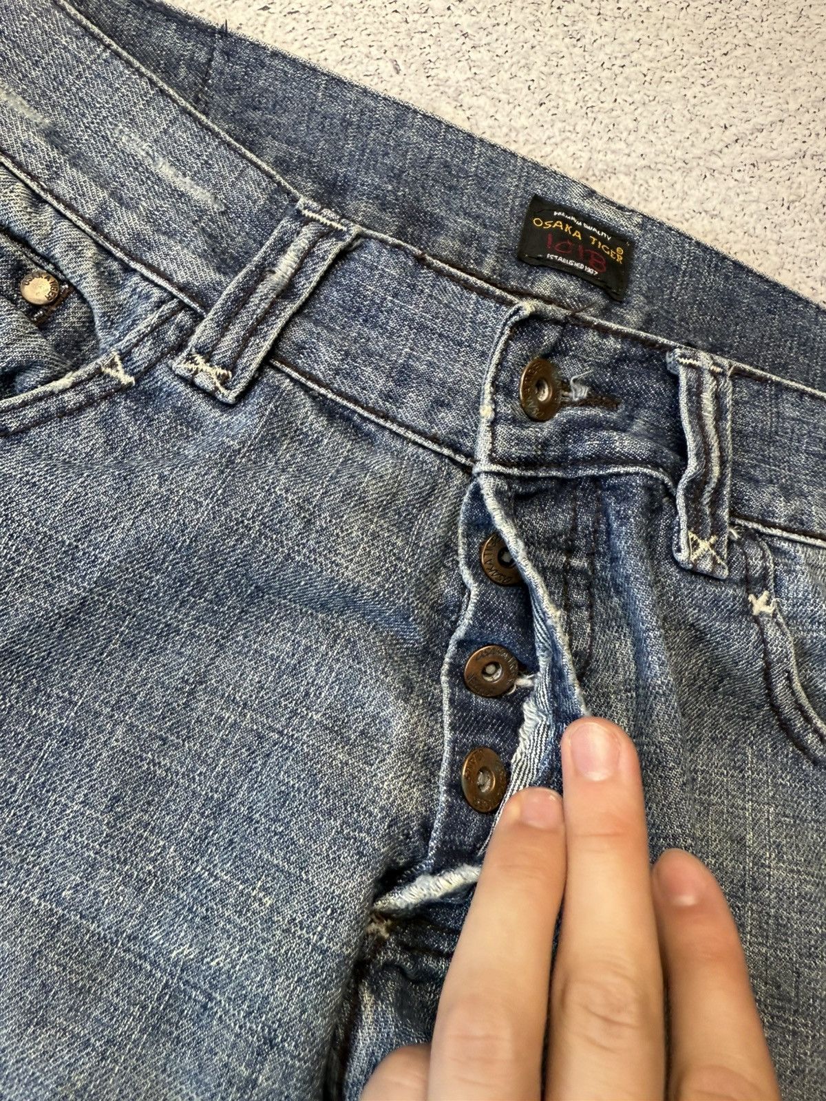 Other Rare Osaka Tiger jeans Japan Style Straight evisu style Size US 34 / EU 50 - 15 Thumbnail