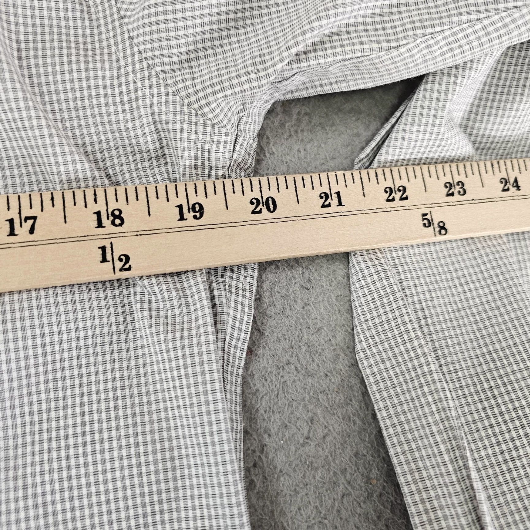 Stafford Stafford Shirt Mens Small Gray Check Button Down Long Sleeve Regular Size US S / EU 44-46 / 1 - 6 Thumbnail