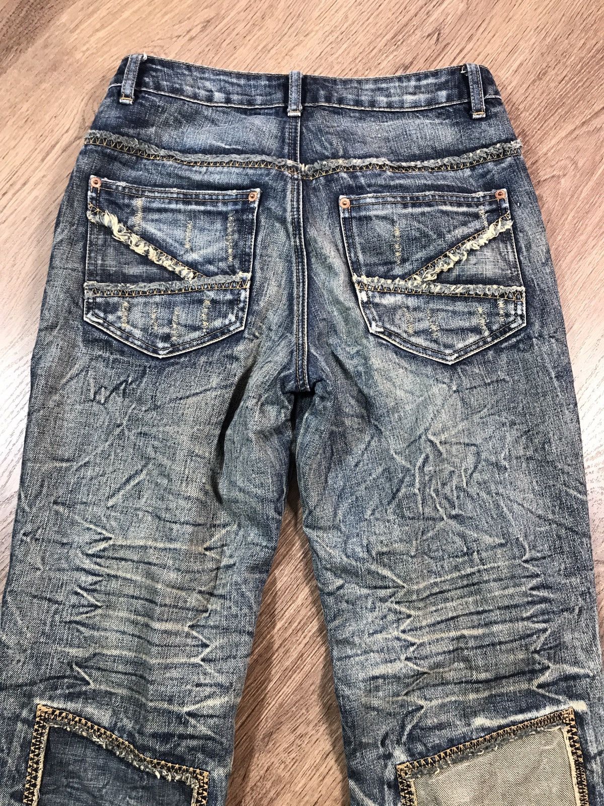 Japanese Brand × Vintage Vintage Distressed Denim Pants Jeans Size 28" / US 6 / IT 42 - 15 Thumbnail