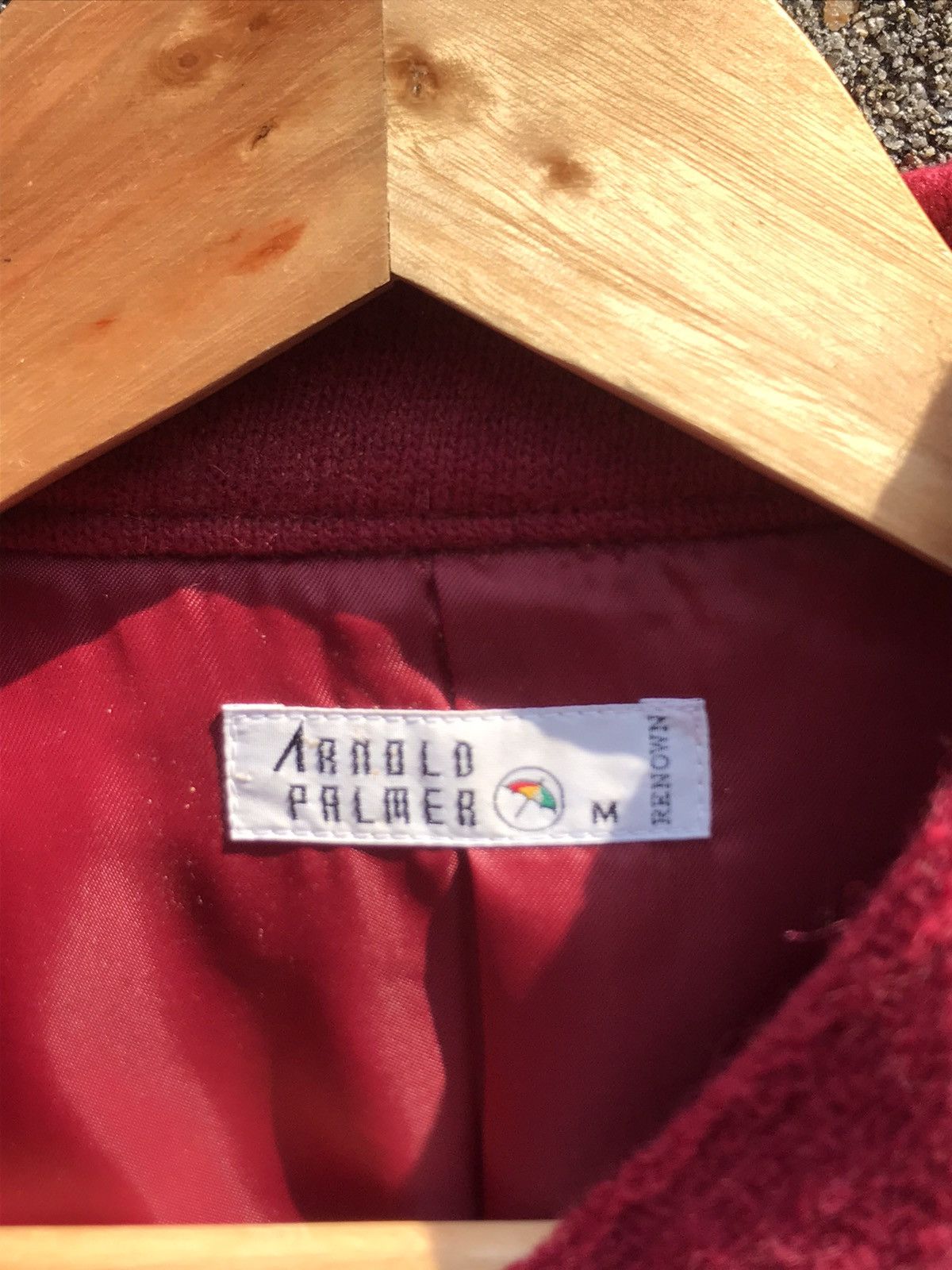 Vintage 🔥Vintage 90s Arnold Palmer Wool Bomber Jacket Size US M / EU 48-50 / 2 - 6 Thumbnail
