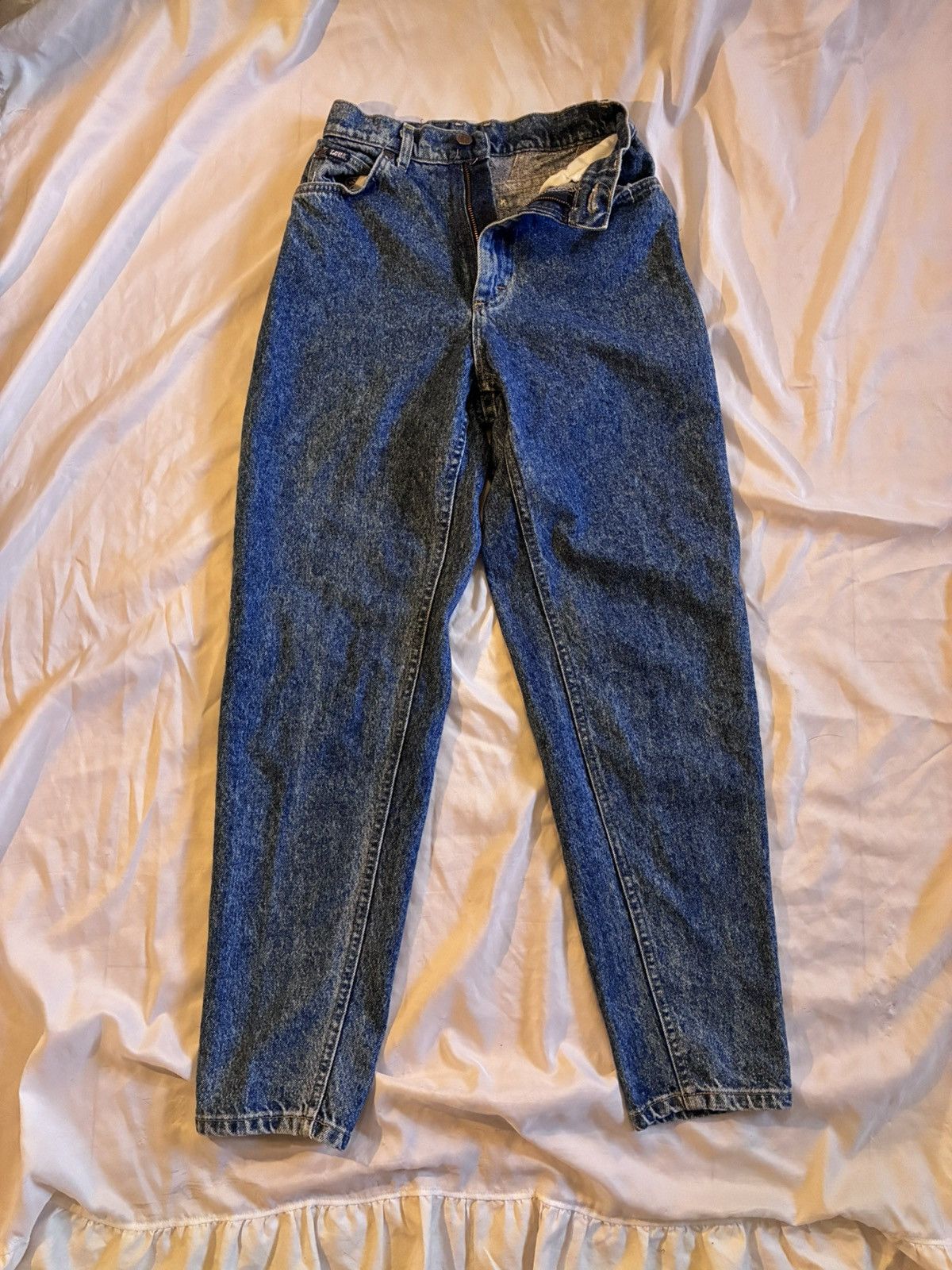 Lee Vintage Lee High Rise Tapered Mom Jeans Size 30" / US 8 / IT 44 - 2 Thumbnail