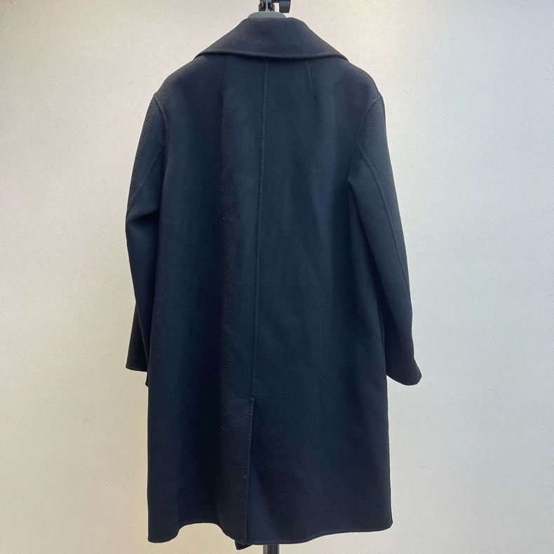 Max Mara Max Mara Black double-breasted cashmere caban coat Size S / US 4 / IT 40 - 2 Thumbnail