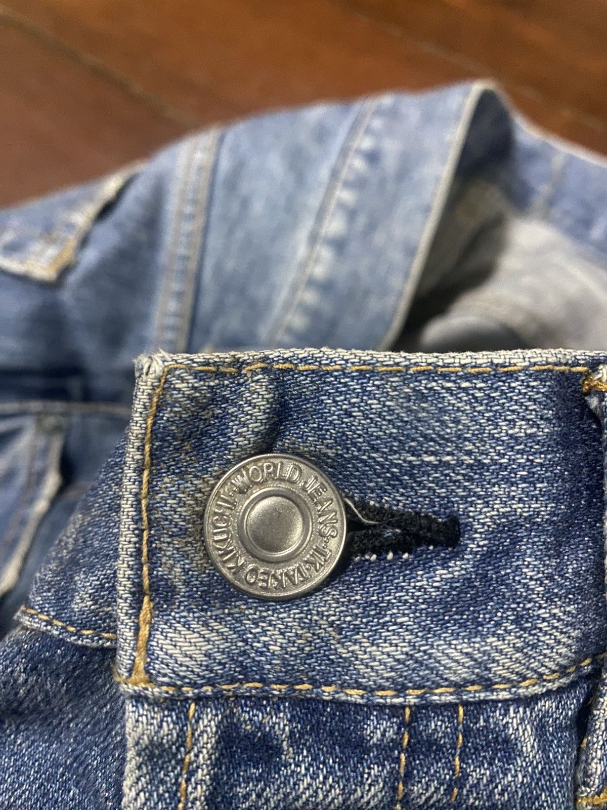 Takeo Kikuchi Rare Vintage design Takeo Kikuchi jeans distressed boro Size US 34 / EU 50 - 9 Thumbnail