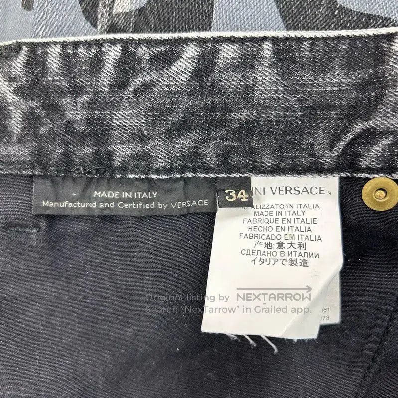 Versace Versace Black Camo Design Men’s Casual Pants . Size US 32 / EU 48 - 8 Thumbnail