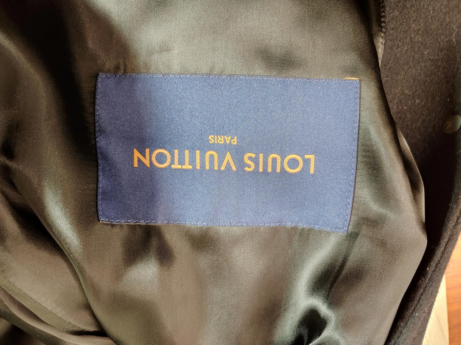Louis Vuitton Louis Vuitton Marque Deposee Varsity Jacket in Black/White Size US L / EU 52-54 / 3 - 6 Thumbnail