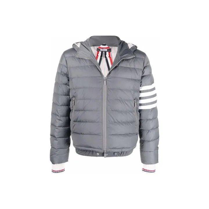 Thom Browne Thom Browne FW22 Zip Hooded Down Jacket 0079 Size US L / EU 52-54 / 3 - 1 Thumbnail