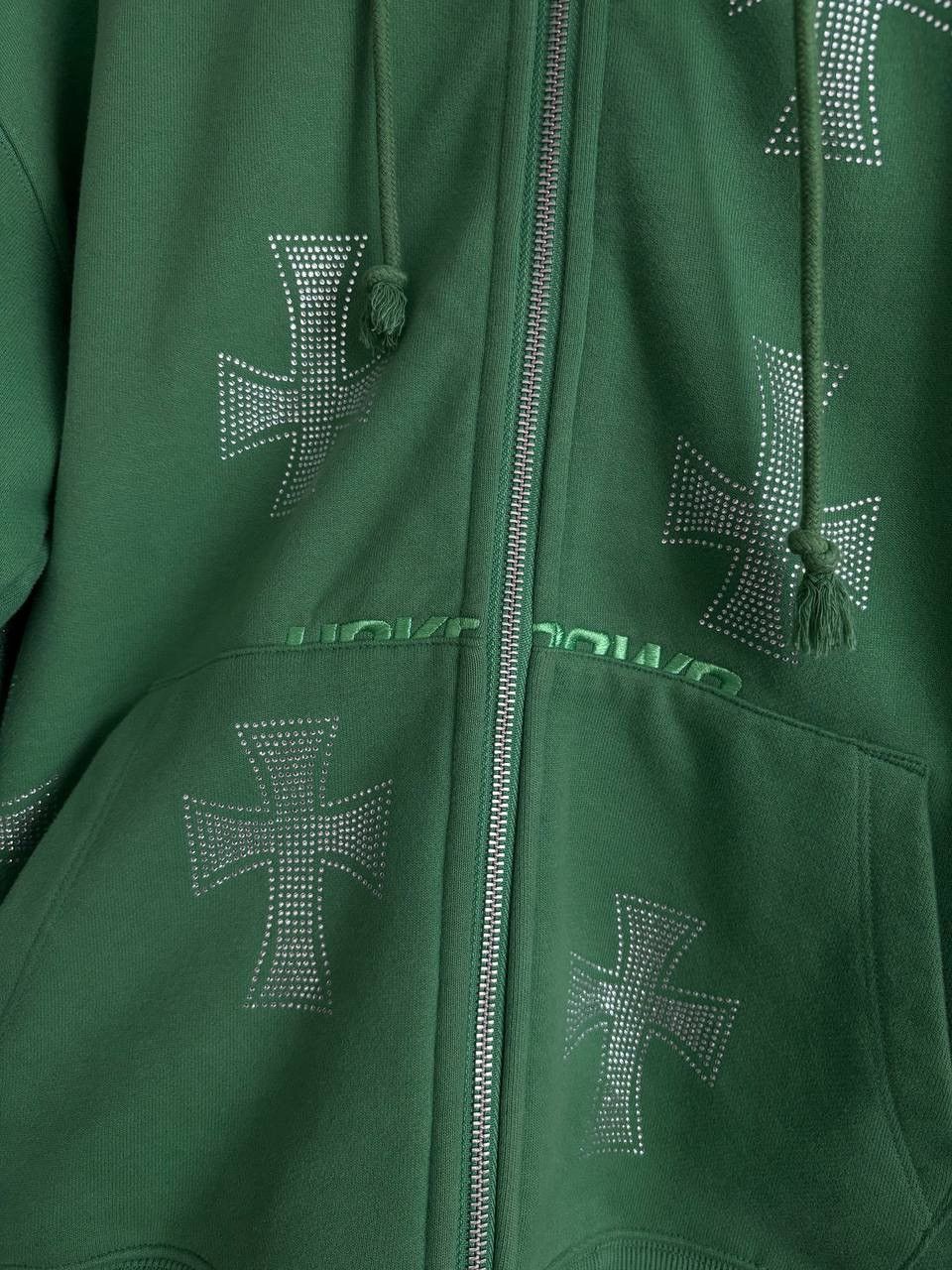 Unknown London Unknown London rhinestone zip up hoodie Size US S / EU 44-46 / 1 - 8 Thumbnail