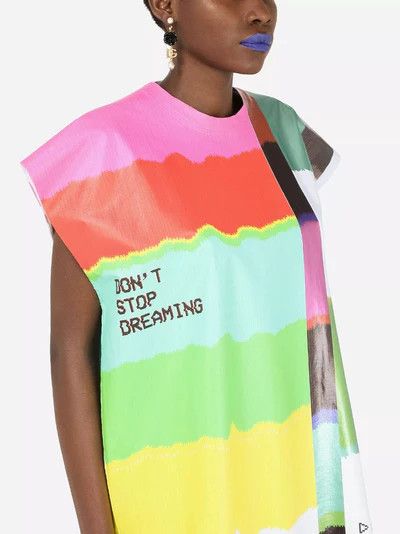 Dolce & Gabbana o1y0925 Crewneck T-Shirt in Multicolor Size XS / US 0-2 / IT 36-38 - 2 Thumbnail