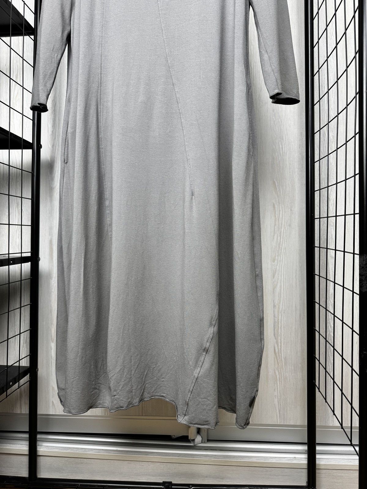 OSKA OSKA Grey Viscose Comfort Fit midi dress avant garde sz 3 Size L / US 10 / IT 46 - 4 Thumbnail