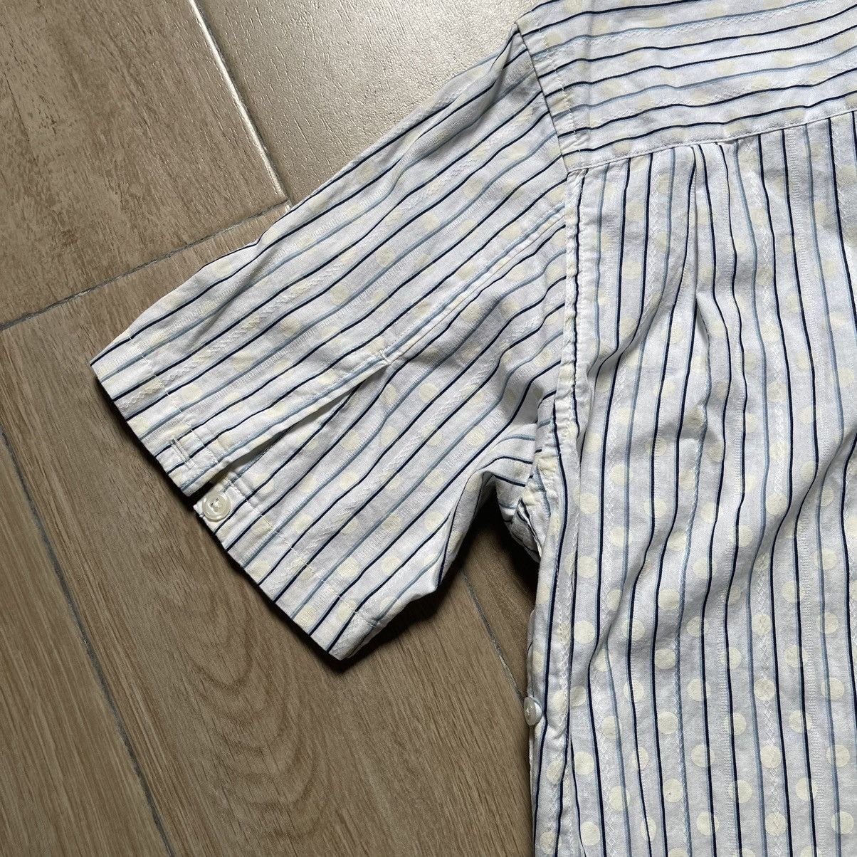 Designer × Japanese Brand × PPFM PPFM Polcadot stripe button up Size US M / EU 48-50 / 2 - 6 Thumbnail