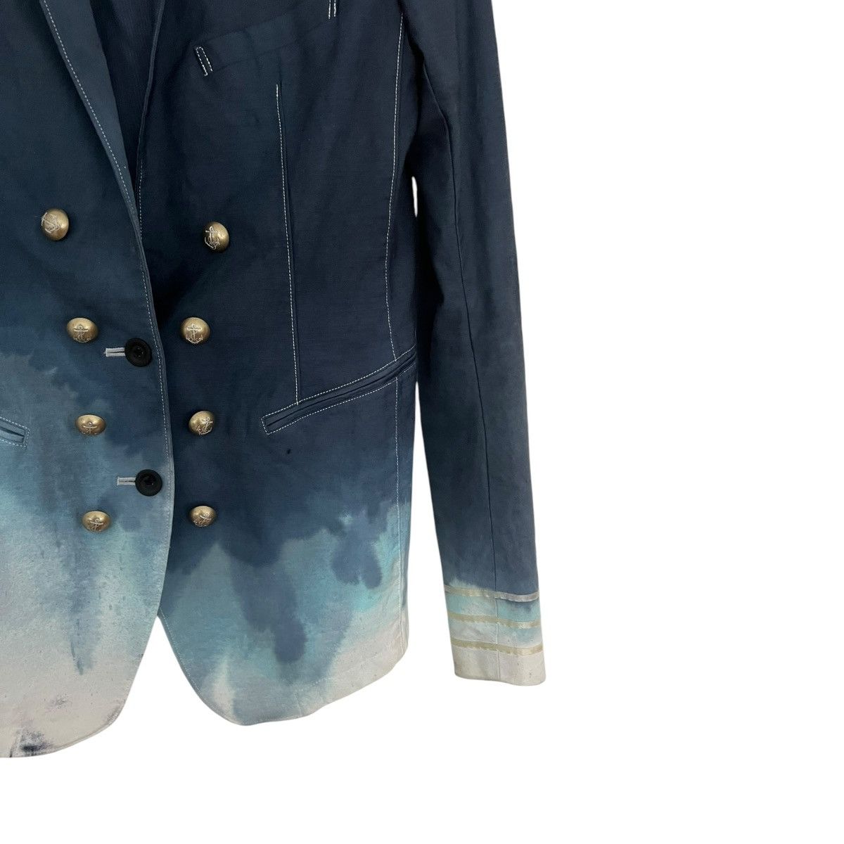 If Six Was Nine × Le Grande Bleu (L.G.B.) Lgb bleached sailor blazer Size US M / EU 48-50 / 2 - 4 Thumbnail